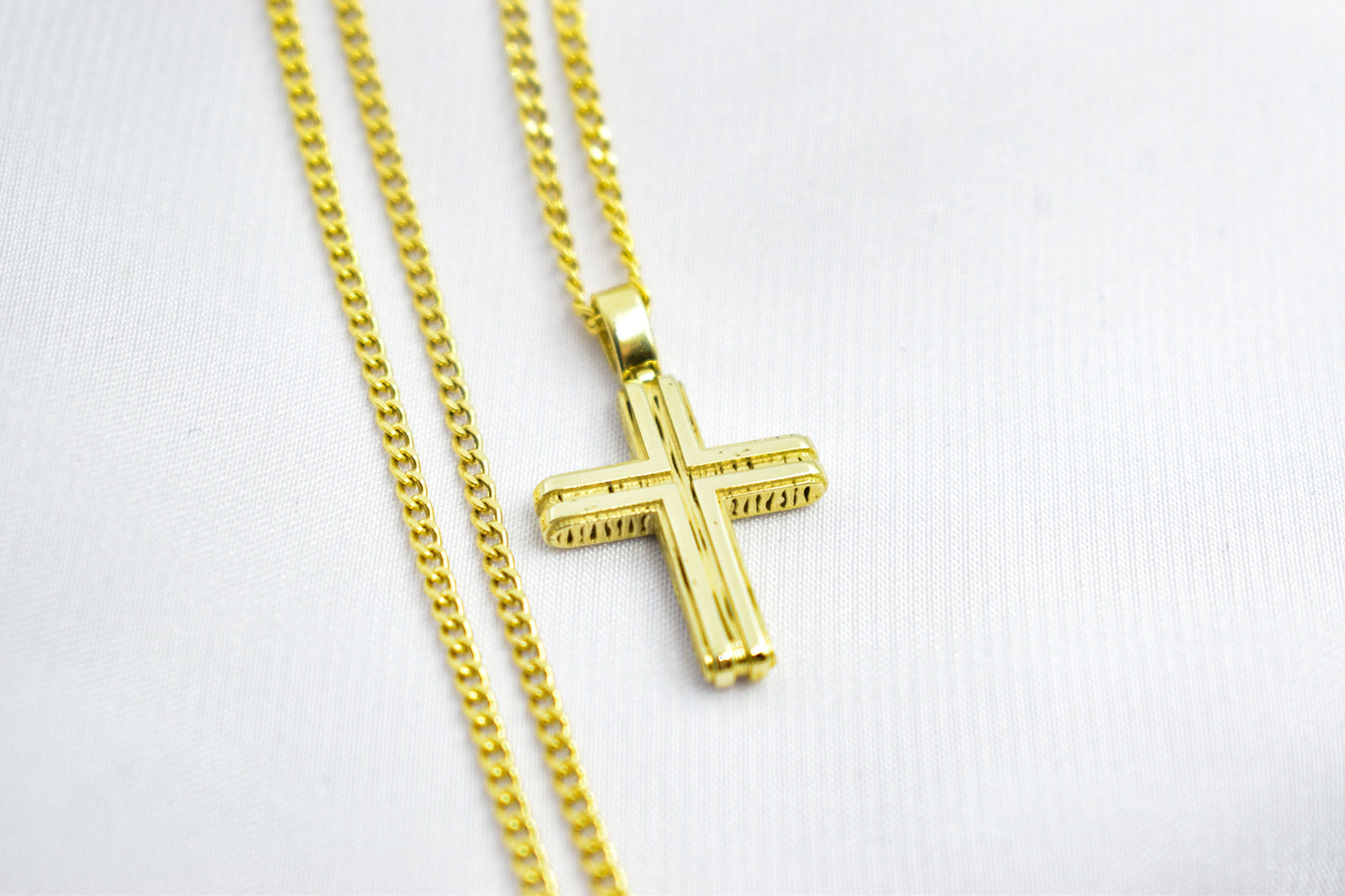γυναικα 14K Solid Gold Cross Pendant,Necklace with Zircon,Elegant Christian Pendant,Baptism Religious Faith Jewelry,Godfather-Godmother Gift