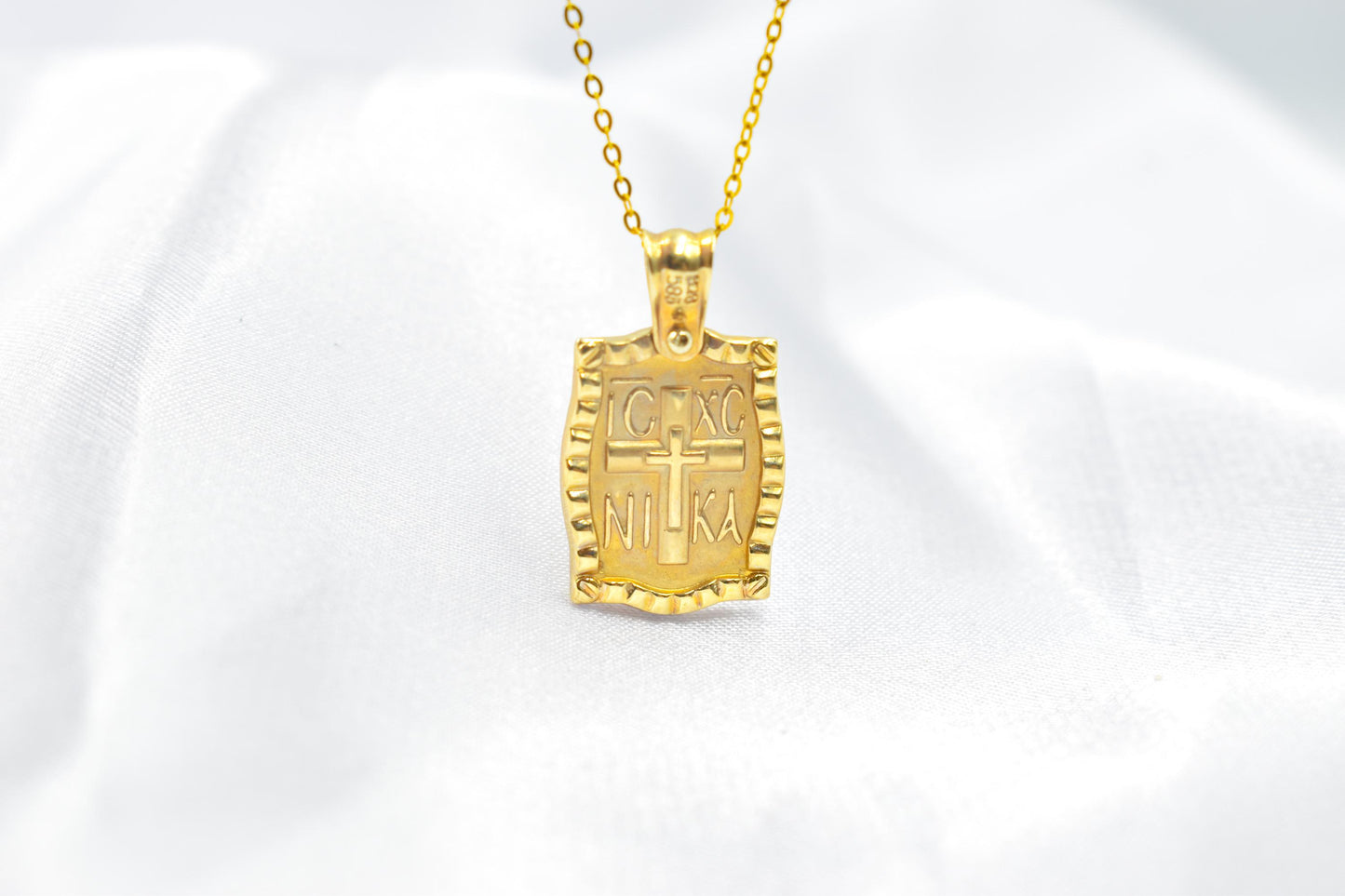 Δίχρωμο Κωνσταντινάτο Διπλής Όψης Χριστός Κ14