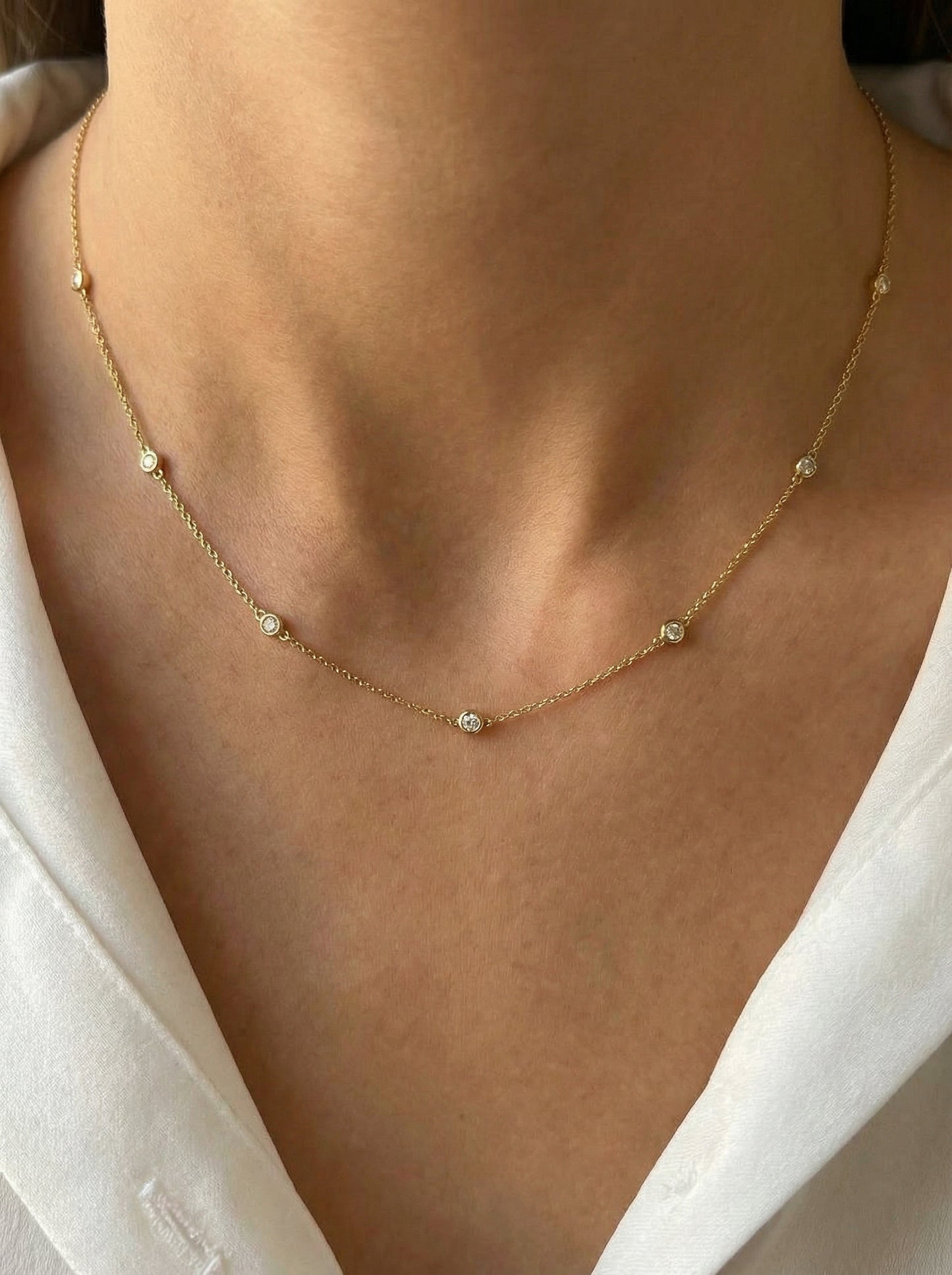 Κολιέ με Διακριτικά Zircon Κ9