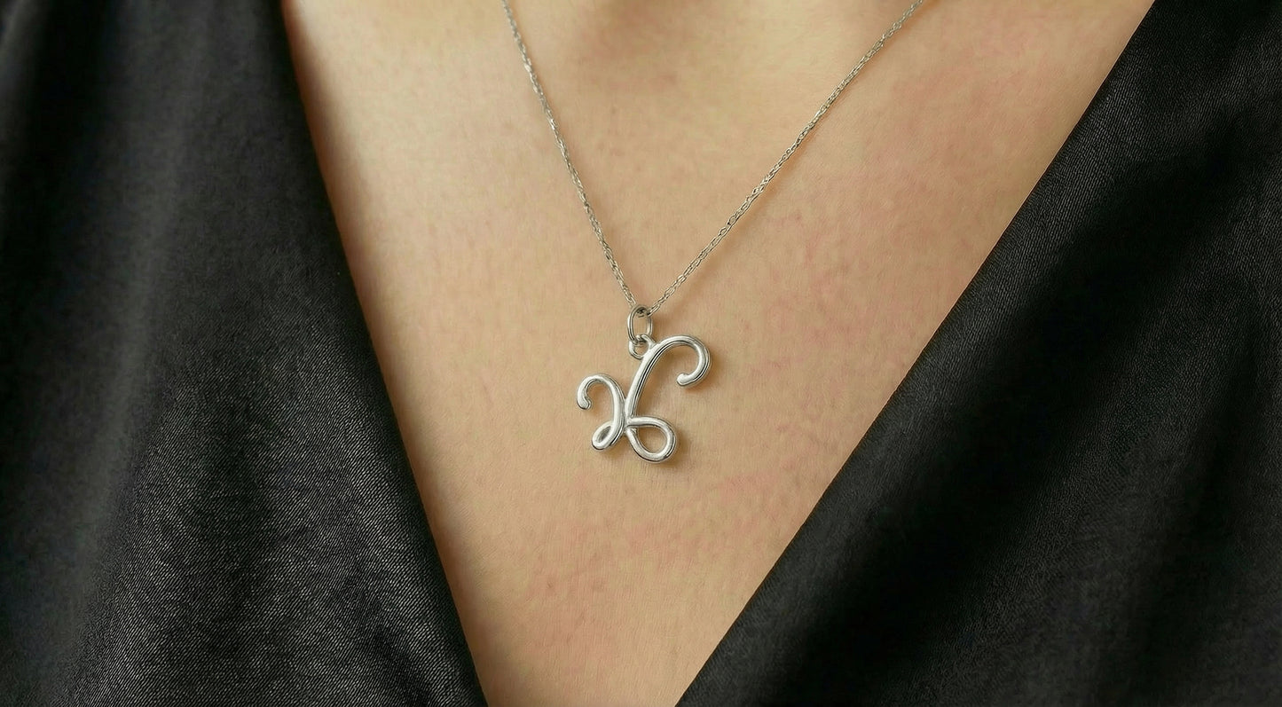 Γούρι Ασημένιο 925 με Αλυσίδα