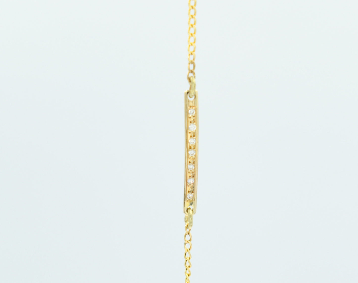 Χειροποίητο Βραχιόλι τύπου Ταυτότητα με Ζιργκόν Κ14