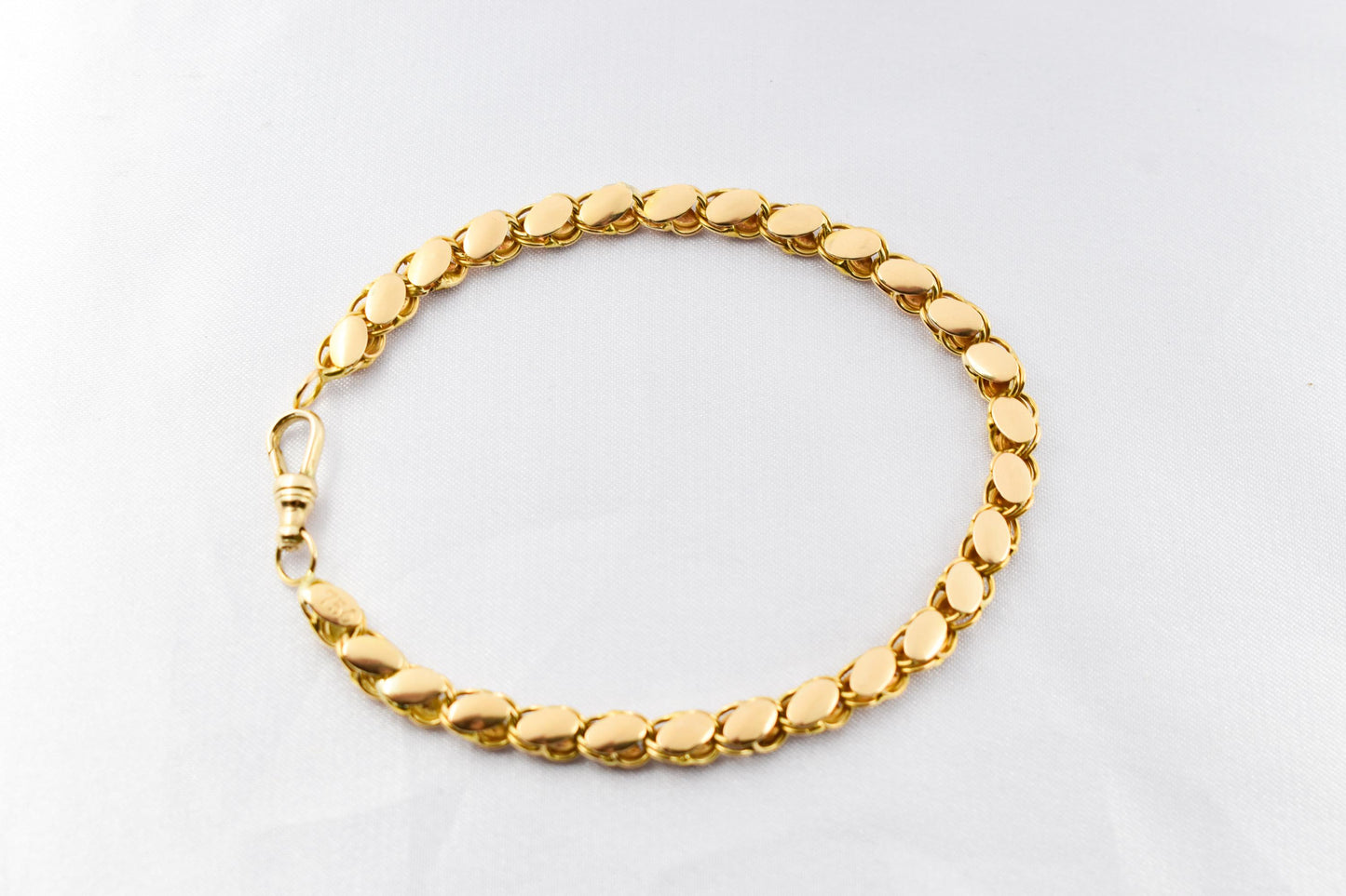 18K Solid Gold Cuban Bracelet,Link Bracelet,Gold Chain Bracelet,Dainty Chain Bracelet,Gift For Her,Women Mens Chain Bracelet,Christmas Gifts