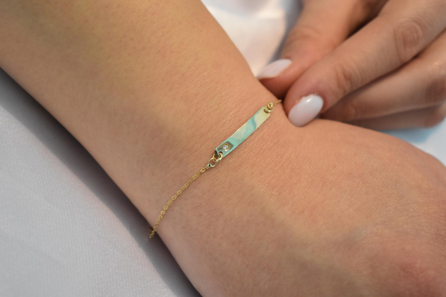 Χειροποίητη Ταυτότητα με Ζιργκόν Κ14