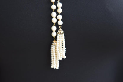 Χειροποίητο Μαργαριταρένιο Κολιέ με Διαμάντια & Ζαφείρι Κ14