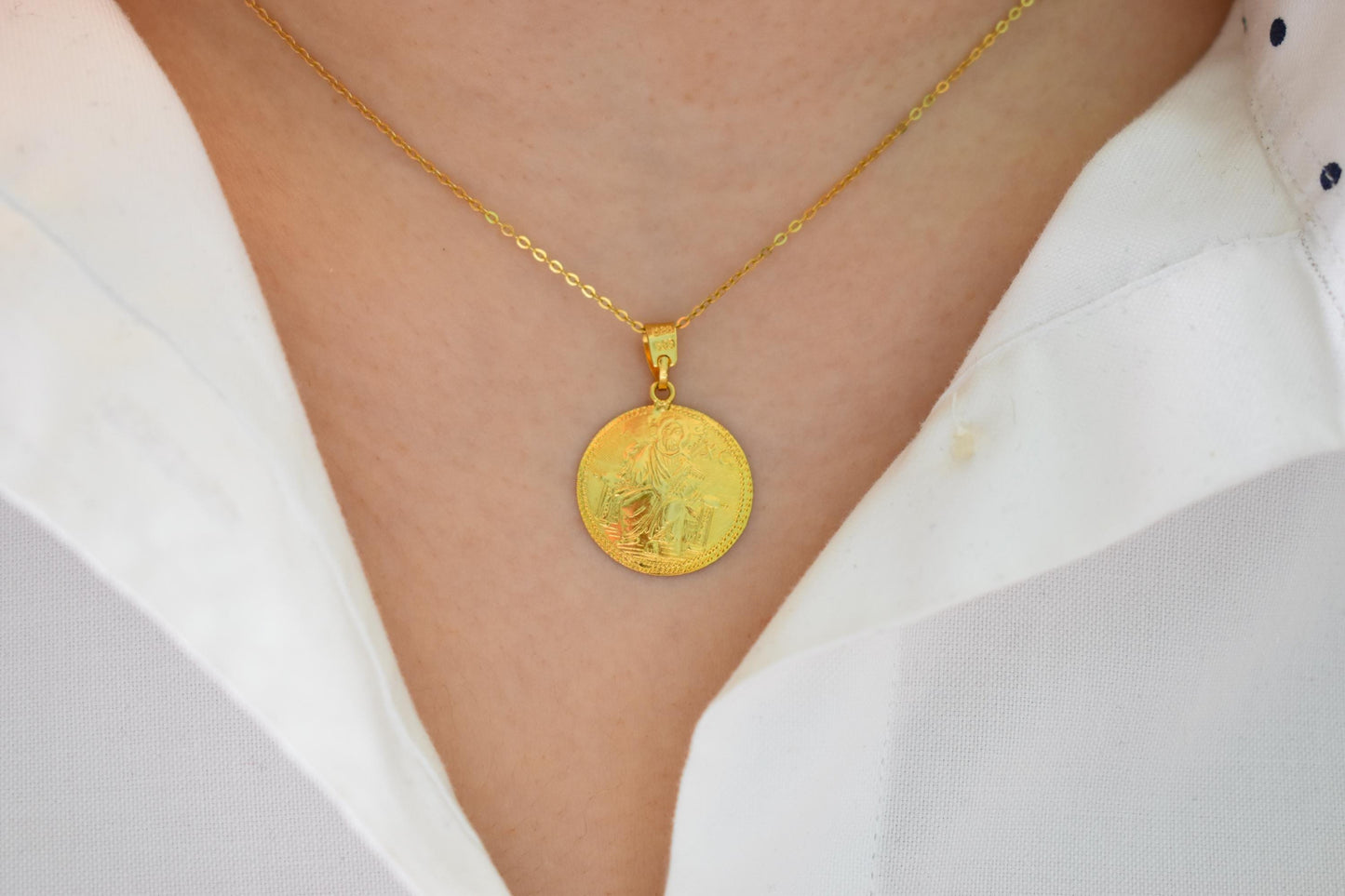 Χρυσό Κωνσταντινάτο Διπλής Όψης Κ14