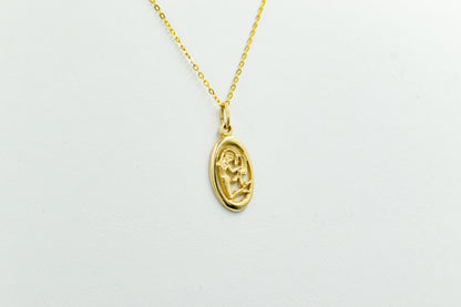 Χρυσό Μενταγιόν Παρθένος 14Κ