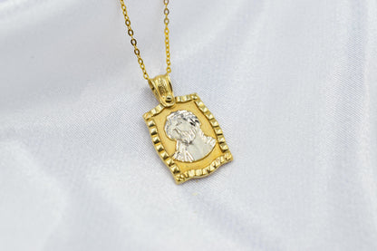 Δίχρωμο Κωνσταντινάτο Διπλής Όψης Χριστός Κ14