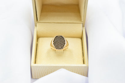 14K Real Solid Yellow Gold Women Round Engagement CZ Ring All Sizes,Perfect Gift for Her,Solid Gold Ring for Ladies,Exclusive Jewellery