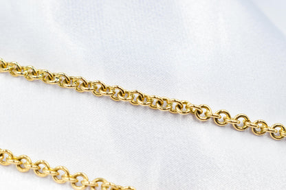 Gold Cable Chain Link Chain 14K,Dainty Thick Gold Chain,Chunky Necklace,Gold Necklace Choker,Man-Women Chain Necklace, Timeless Gift for Her