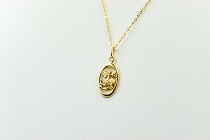 Χρυσό Μενταγιόν Αιγόκερως 14Κ