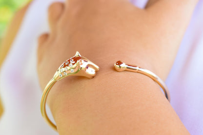 14K Panther Head Bangle Bracelet,14K Gold Bangle Panther Head Bracelet,Ancient Greece,Gold Animal Bangle,Animal Jewellery,Animal Lucky Jewel