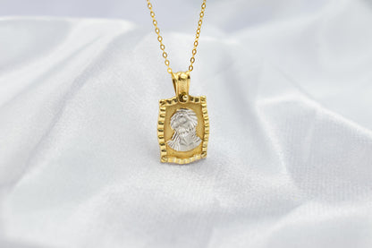 Δίχρωμο Κωνσταντινάτο Διπλής Όψης Χριστός Κ14