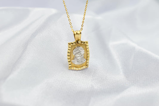 Δίχρωμο Κωνσταντινάτο Διπλής Όψης Χριστός Κ14