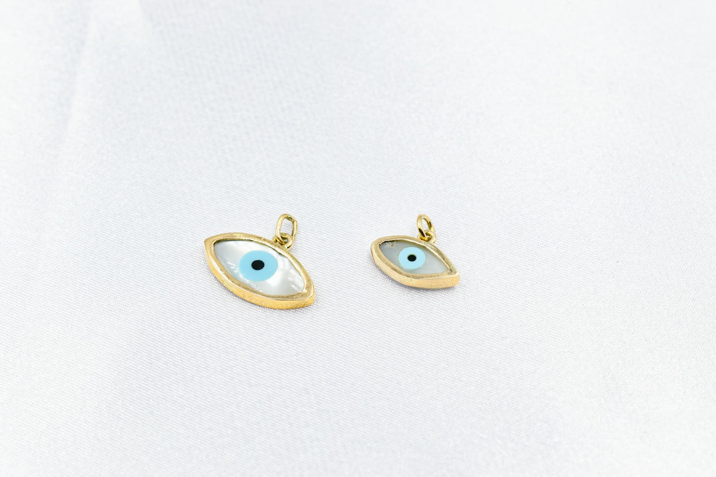 Κολιέ Μάτι με Φίλντισι 14Κ