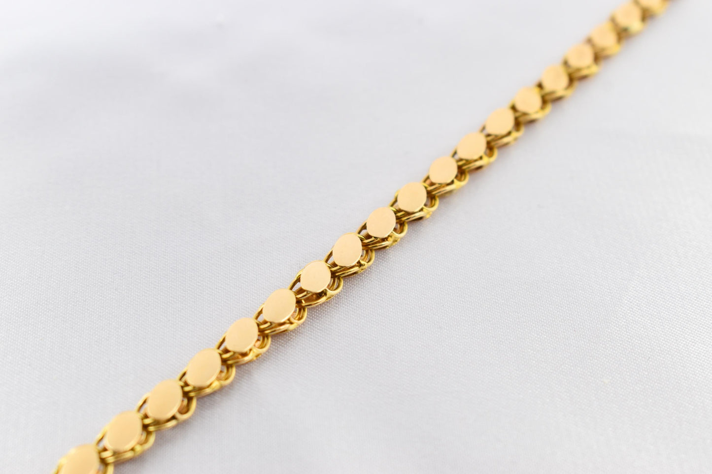 18K Solid Gold Cuban Bracelet,Link Bracelet,Gold Chain Bracelet,Dainty Chain Bracelet,Gift For Her,Women Mens Chain Bracelet,Christmas Gifts