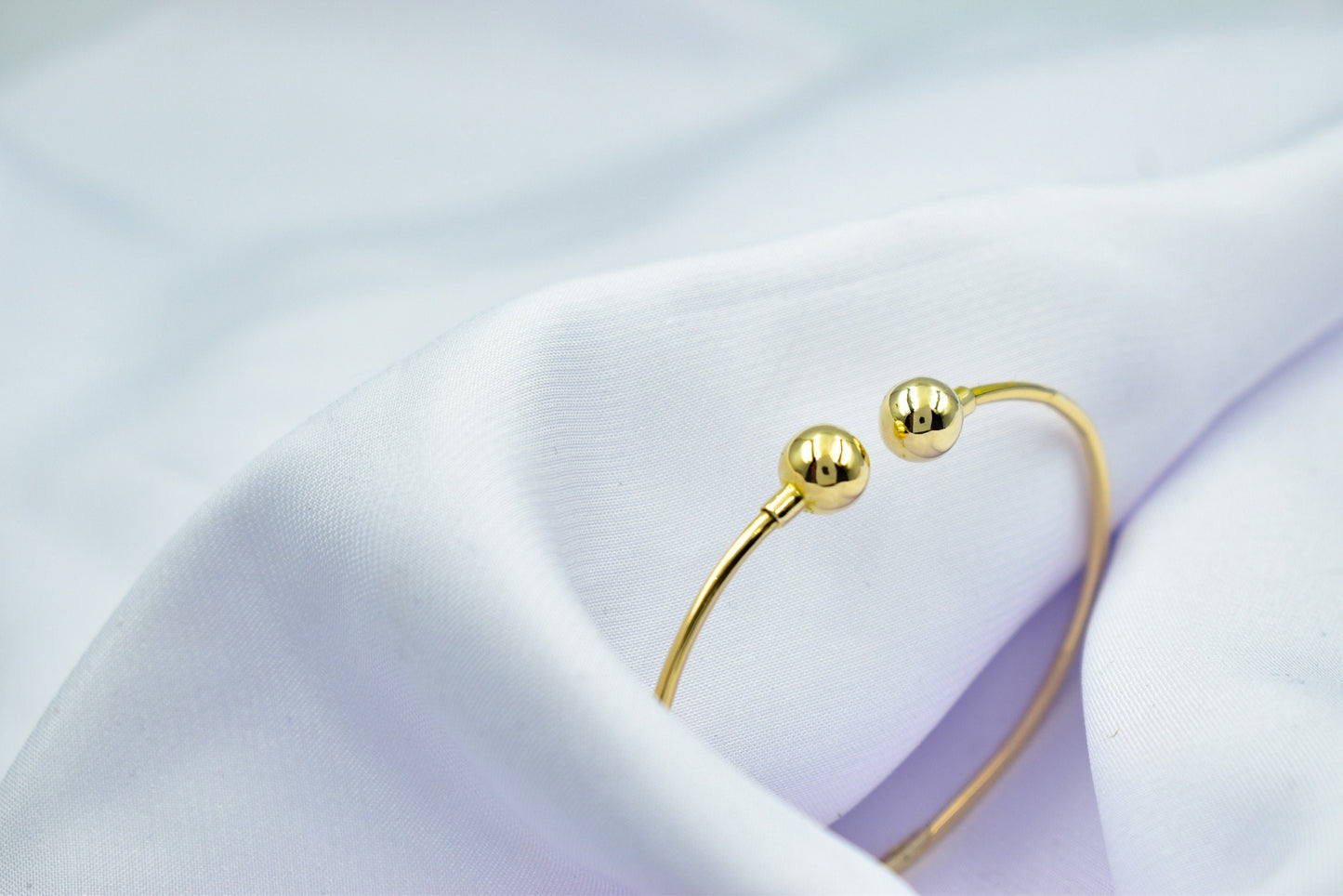 14k Gold Torque Bangle Bracelet,Gold Adjustable Ball Bracelet,14K Gold Ball Jewellery,Ball Bead Bracelet,Genuine Gold Bracelet,Gift for Her