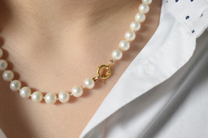 Χειροποίητο Μαργαριταρένιο Κολιέ με Κούμπωμα Κ14