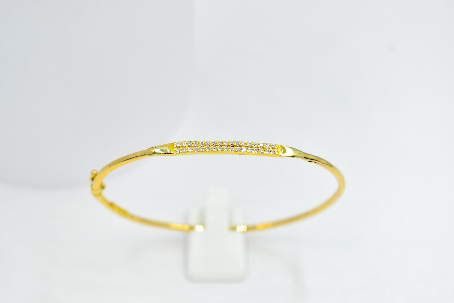 14K Gold Cuff Bracelet with CZ or Diamonds, Dainty Pave Bangle, Minimalist Gold Bracelet, Adjustable Gift for Her, Stacking Jewelry