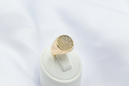 14K Solid Yellow Gold Ring,Unique Handcrafted Design,Unisex Ring,Rings for Men and Women,Exclusive Ancient Greek Inspired Ring