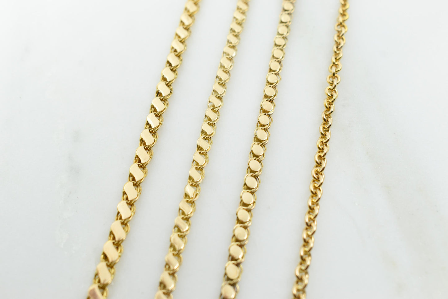 Gold Cable Chain Link Chain 14K,Dainty Thick Gold Chain,Chunky Necklace,Gold Necklace Choker,Man-Women Chain Necklace, Timeless Gift for Her