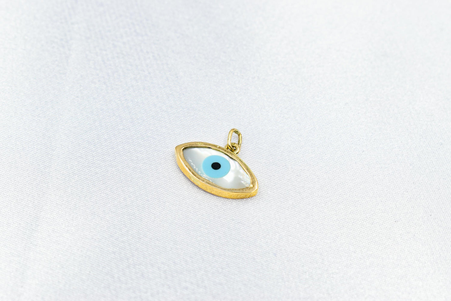 Κολιέ Μάτι με Φίλντισι 14Κ