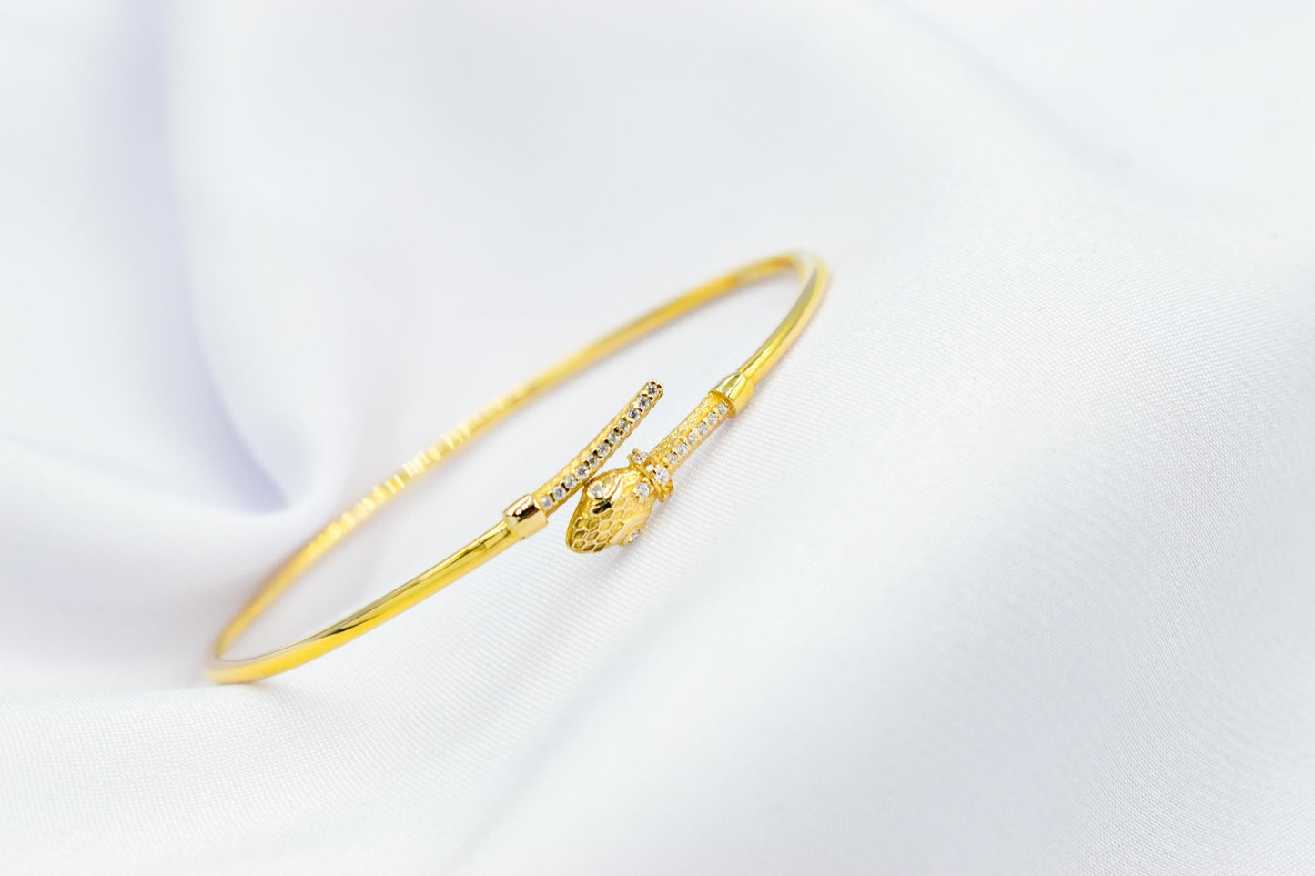 14K Snake Bangle,Snake Gold Bangle Bracelet,Adjustable Animal Gold Bangle,Chinese Clendar Animal Bangle,Snake Handcrafted Serpent Bangle