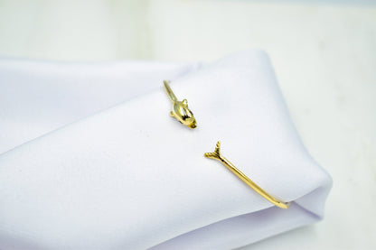 14k Gold Dolphin Bangle Bracelet,Dolphin Lovers Bracelet,Gold Sea Animal Bracelet Bangle,Summer Bracelet,Gift for Her,Sea Gold Collection