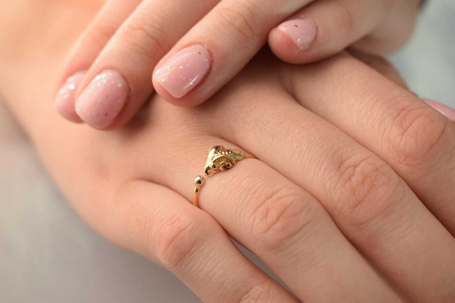 Χειροποίητο Δαχτυλίδι με Κριάρι Κ14