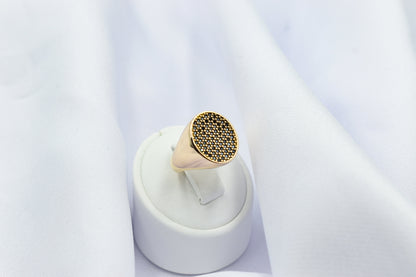 14K Real Solid Yellow Gold Women Round Engagement CZ Ring All Sizes,Perfect Gift for Her,Solid Gold Ring for Ladies,Exclusive Jewellery