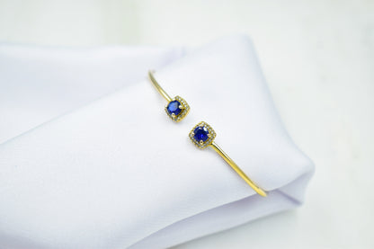 14K Gold Bangle Bracelet,Princess Inspired Bracelet,Wedding & Engagement Bracelet,Dainty Zircon Bracelet,Vintage Bracelet,Gifts For Her