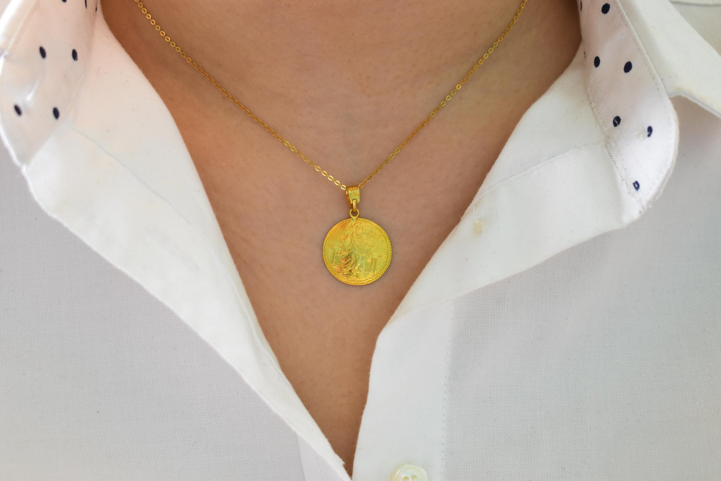 Χρυσό Κωνσταντινάτο Διπλής Όψης Κ14