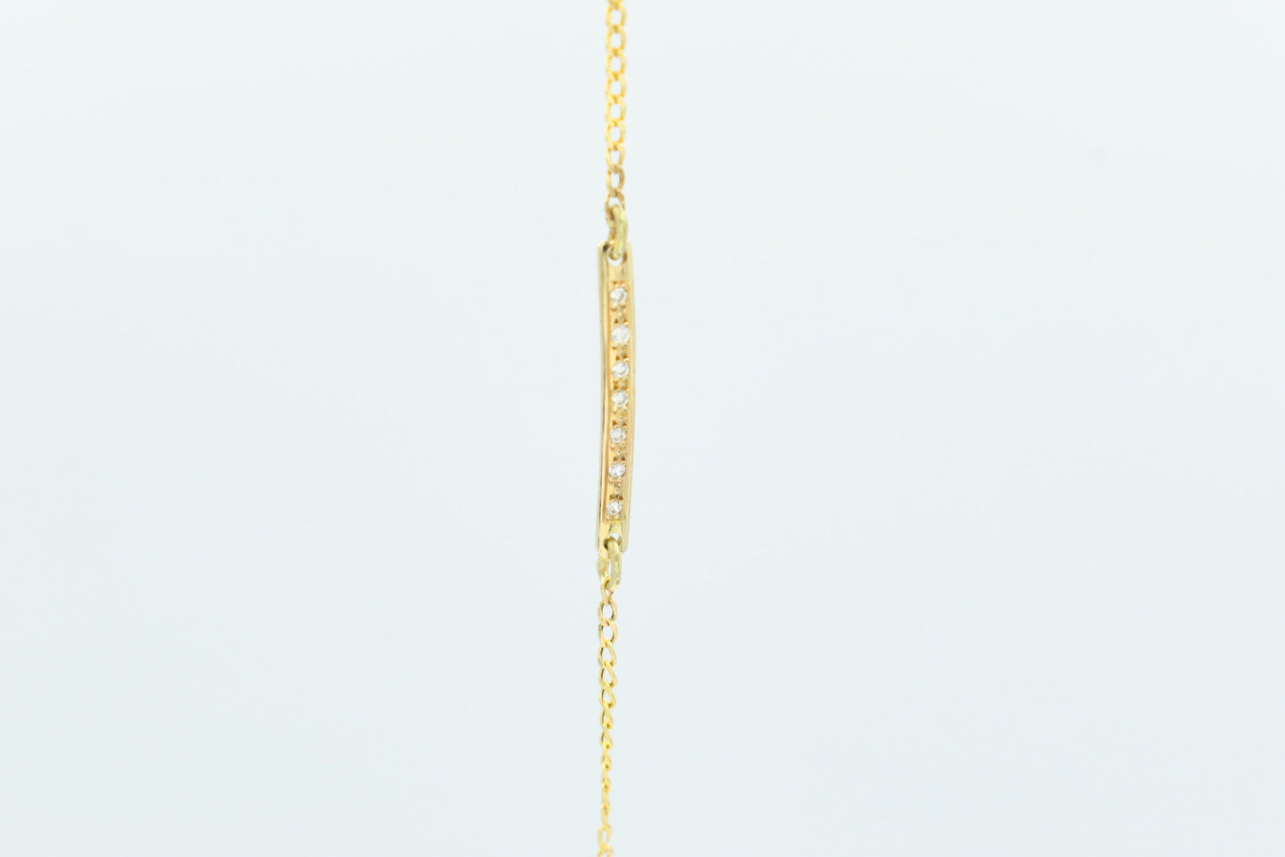 Χειροποίητο Βραχιόλι τύπου Ταυτότητα με Ζιργκόν Κ14