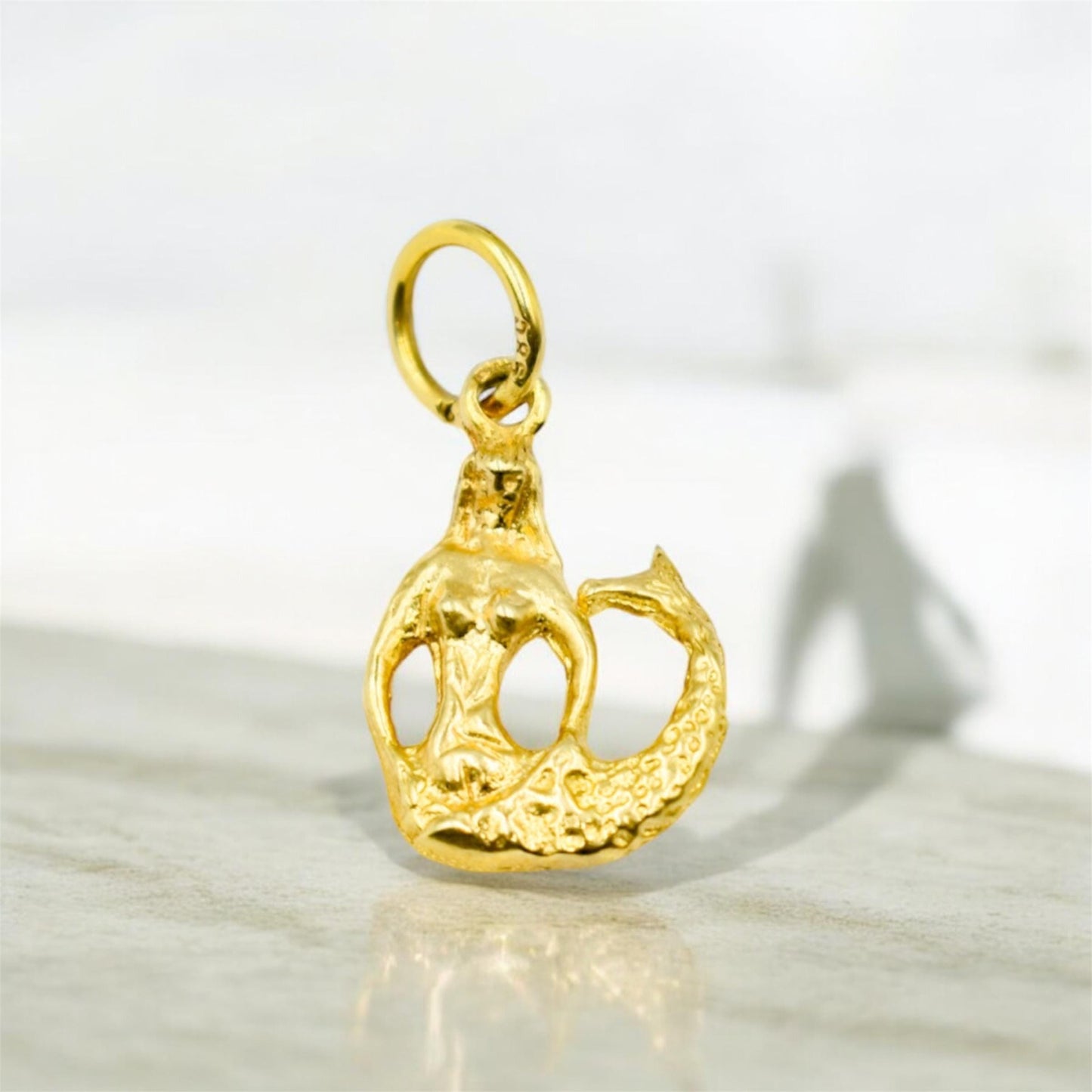 Χρυσό Κολιέ Γοργόνα 14Κ