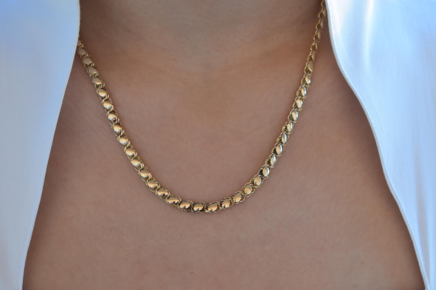 14K Yellow Solid Gold Chain,14K Solid Gold Curb Chain,Cuban Choker Chain,14K Yellow Gold Miami Cuban Link Chain,Exclusive Elegant Necklace