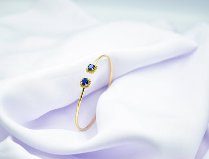 14K Gold Bangle Bracelet,Princess Inspired Bracelet,Wedding & Engagement Bracelet,Dainty Zircon Bracelet,Vintage Bracelet,Gifts For Her