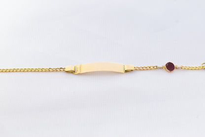 Χειροποίητη Ταυτότητα με Κόκκινο Σμάλτο Κ14