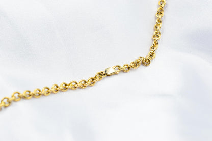 Gold Cable Chain Link Chain 14K,Dainty Thick Gold Chain,Chunky Necklace,Gold Necklace Choker,Man-Women Chain Necklace, Timeless Gift for Her