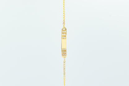 Χειροποίητη Ταυτότητα με Ζιργκόν Κ14