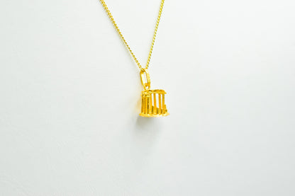 Κρεμαστό Αρχαιοελληνικός Θόλος 3D 14Κ