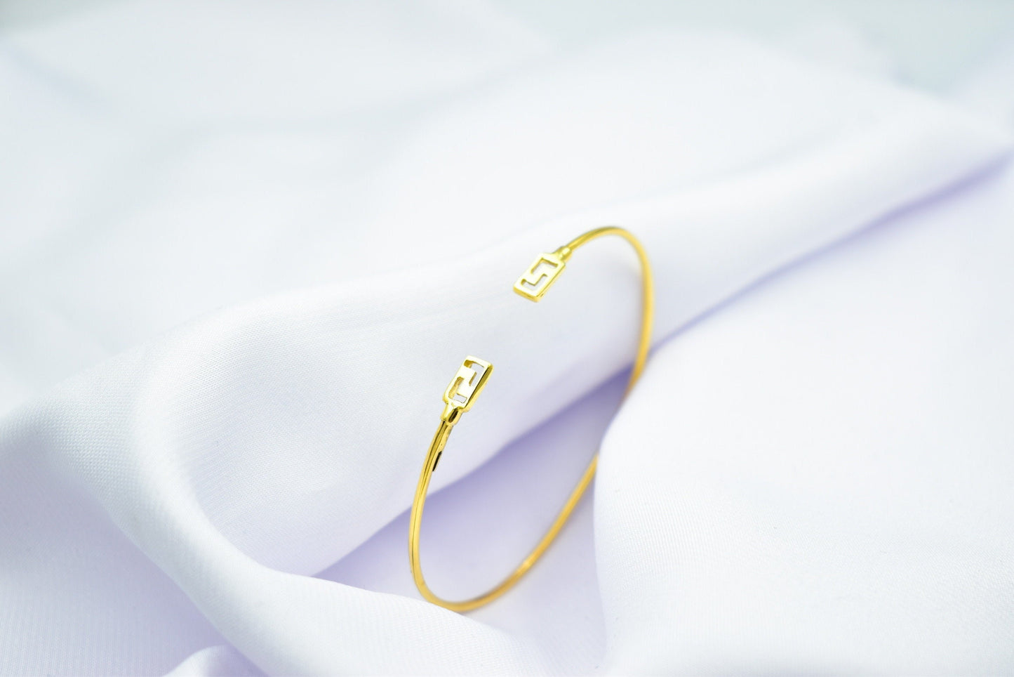 14K Gold Greca Bracelet,Exclusive Greca Gold Bangle,Ancient Greece Jewellery,Ancient Greek Inspired,Unique Gift for Her,Greek Collection