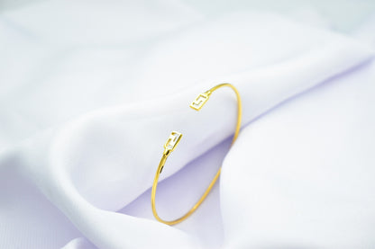 14K Gold Greca Bracelet,Exclusive Greca Gold Bangle,Ancient Greece Jewellery,Ancient Greek Inspired,Unique Gift for Her,Greek Collection