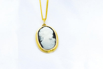 Κρεμαστό Μαύρο Καμέο Ρητίνης Κ14