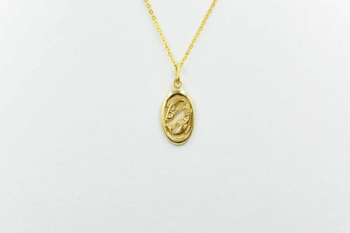 Χρυσό Μενταγιόν Ιχθύες 14Κ