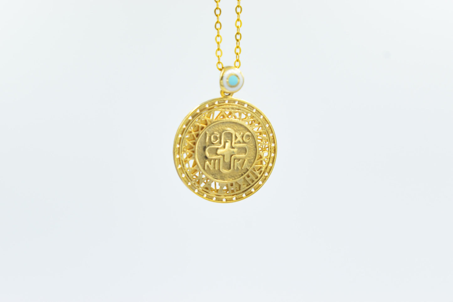 Κωνσταντινάτο Διπλής Όψης με Σμάλτο Κ9