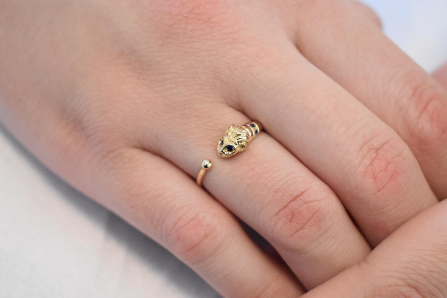 14K Solid Gold Lion Ring,Symbol of Strength,Zodiac Ring,Gold Animal Collection,Gold Band,Women Stacking Ring,Minimalist Ring,Gift for Her