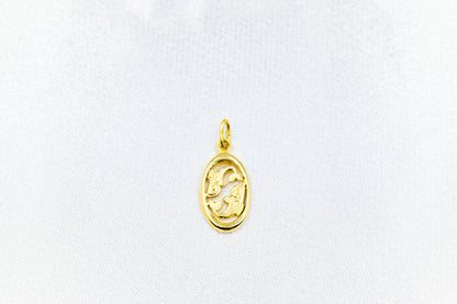 Χρυσό Μενταγιόν Ιχθύες 14Κ