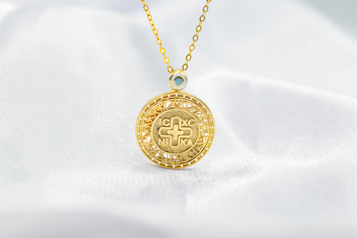 Κωνσταντινάτο Διπλής Όψης με Σμάλτο Κ9