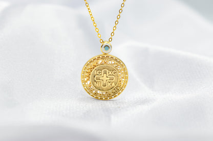 Κωνσταντινάτο Διπλής Όψης με Σμάλτο Κ9