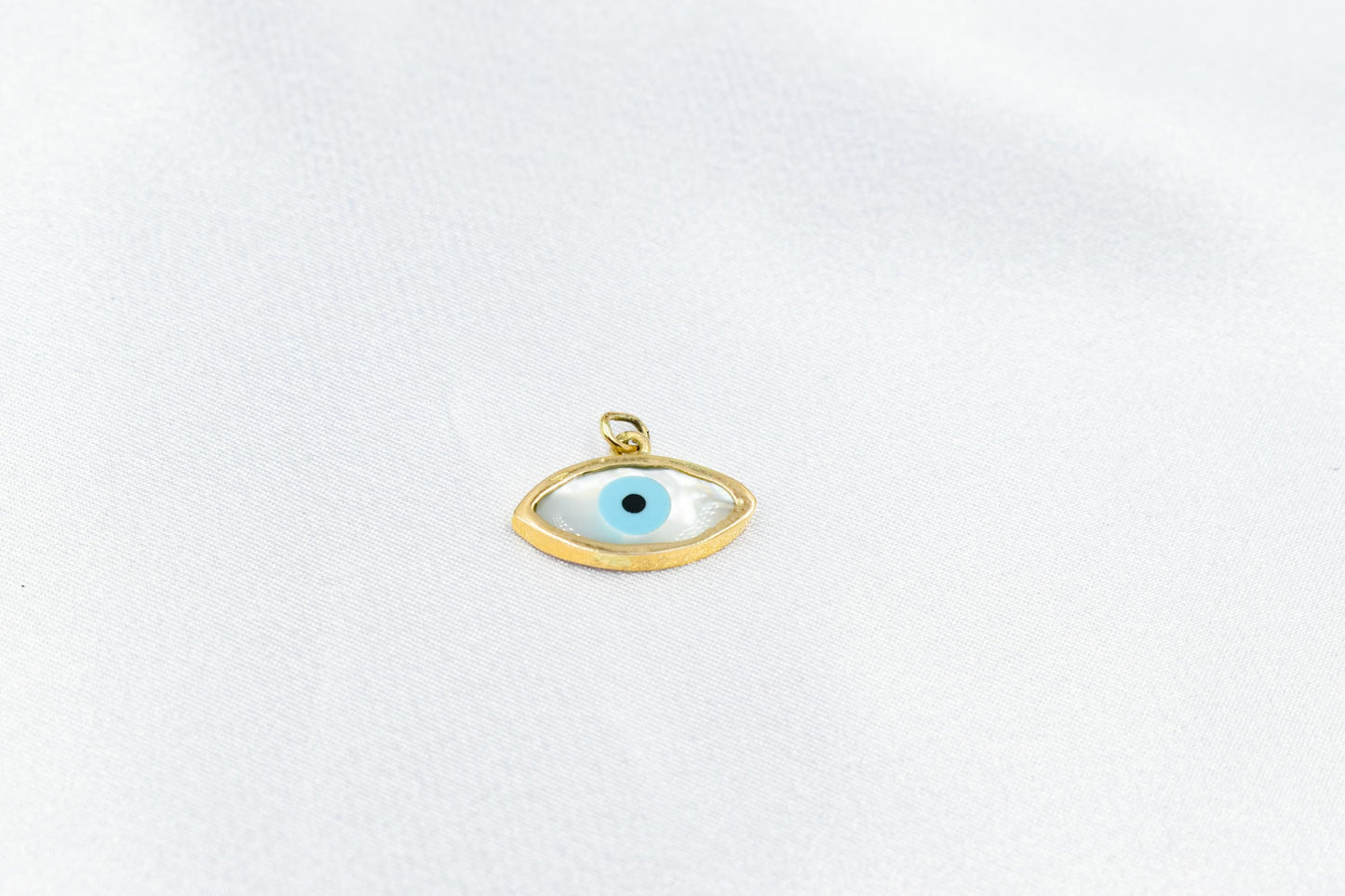 Κολιέ Μάτι με Φίλντισι 14Κ