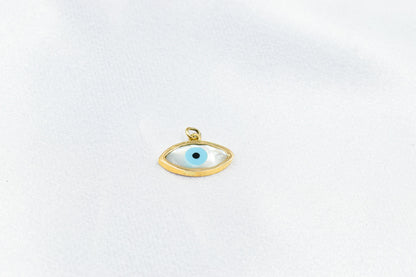 Κολιέ Μάτι με Φίλντισι 14Κ